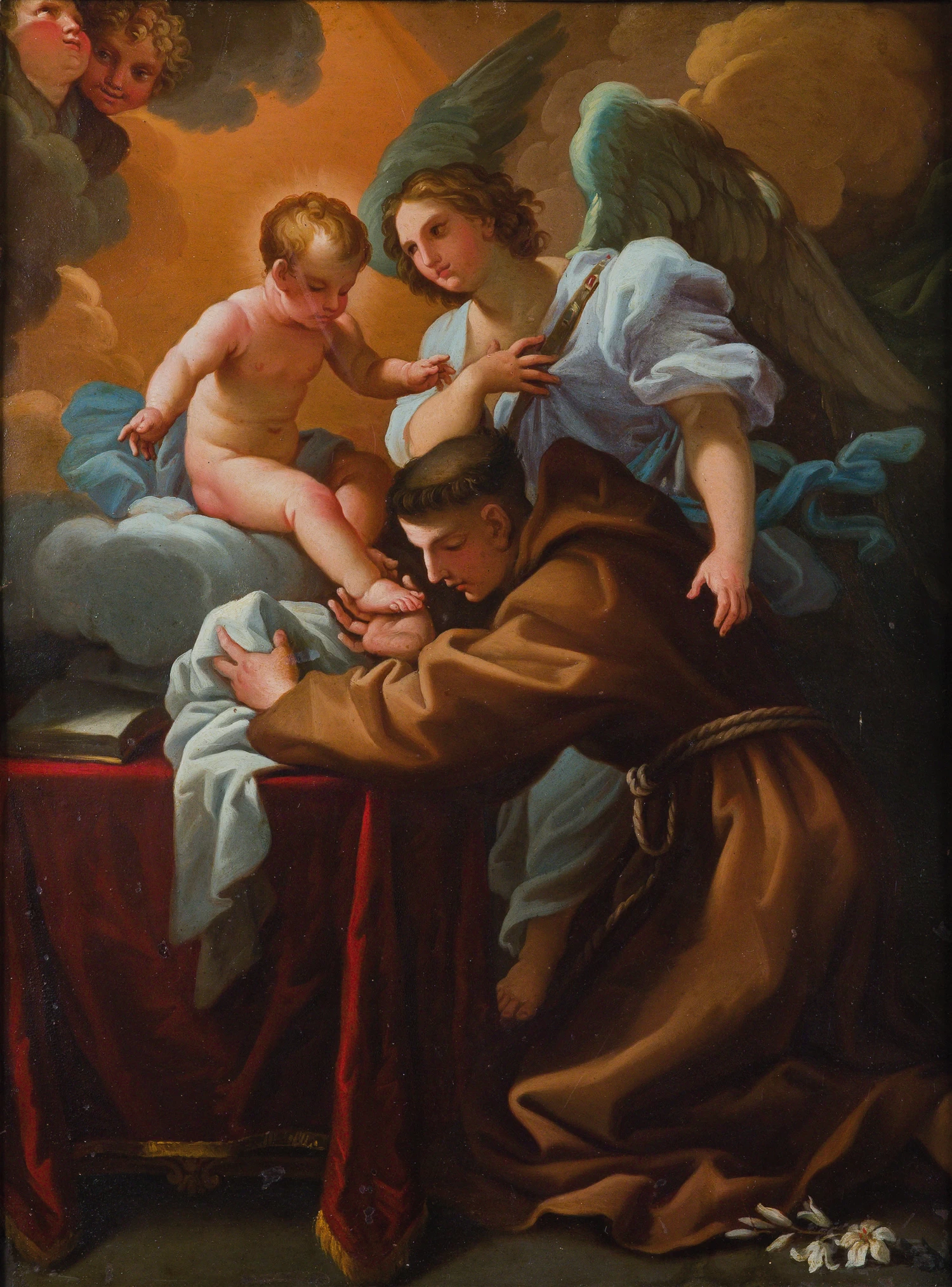 Apparizione di Gesù Bambino ed un Angelo a Sant'Antonio